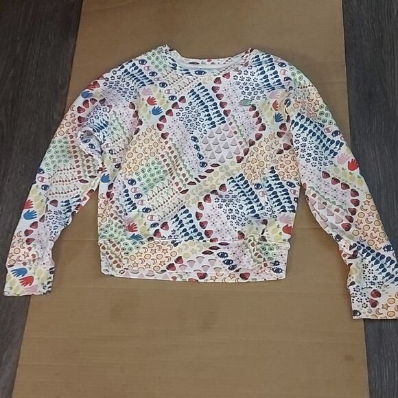 Champion X Susan Alexandra UO Reverse Weave All Over Print Sweatshirt S Casual - Picture 3 of 8